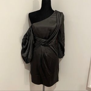 AMUR Black Puff sleeve Alessandra Dress size 2